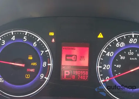 2007 Infiniti G35 Journey z USA, uszkodzony, nr VIN JNKBV61E37M706534